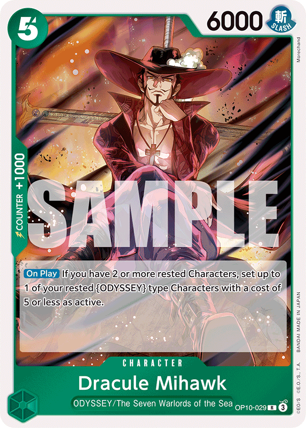 OP10-029 | R | CHARACTER Dracule Mihawk
