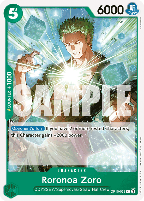 OP10-038 | C | CHARACTER Roronoa Zoro