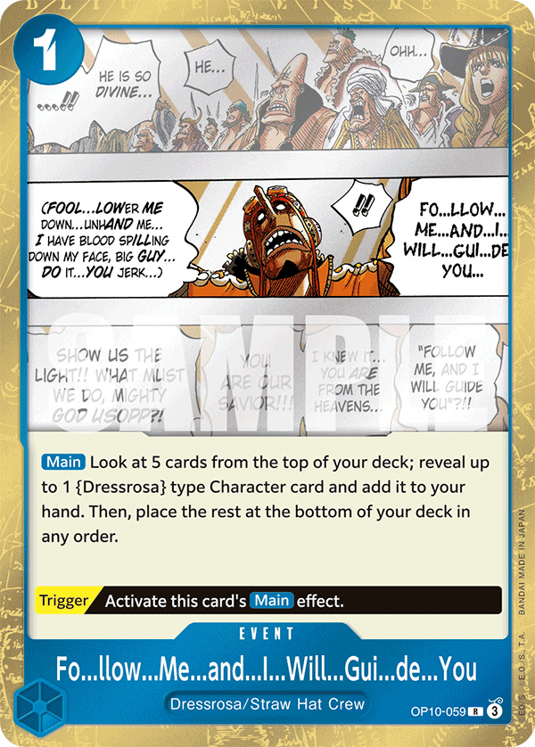 OP10-059 | R | EVENT Fo...llow...Me...and...I...Will...Gui...de...You