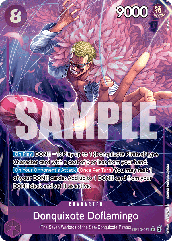 OP10-071 | SR | CHARACTER Donquixote Doflamingo Parallel
