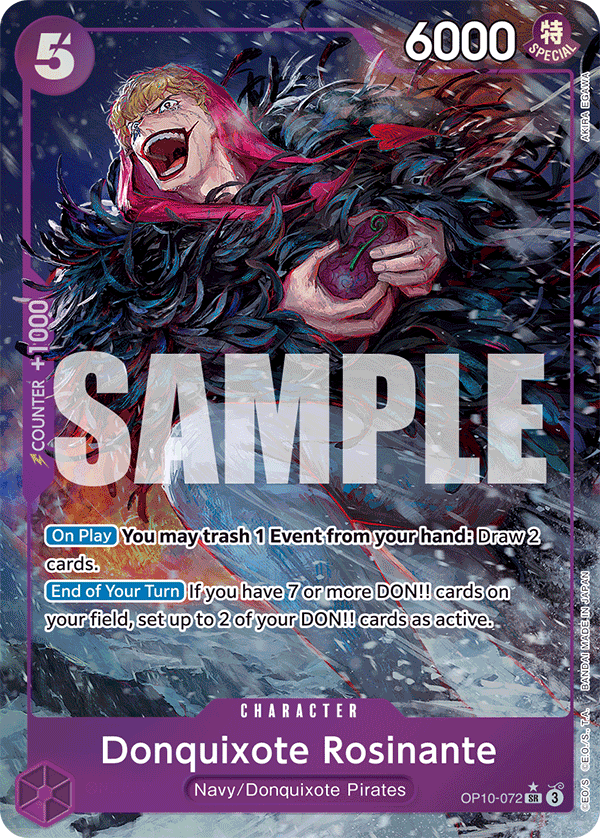 OP10-072 | SR | CHARACTER Donquixote Rosinante Parallel