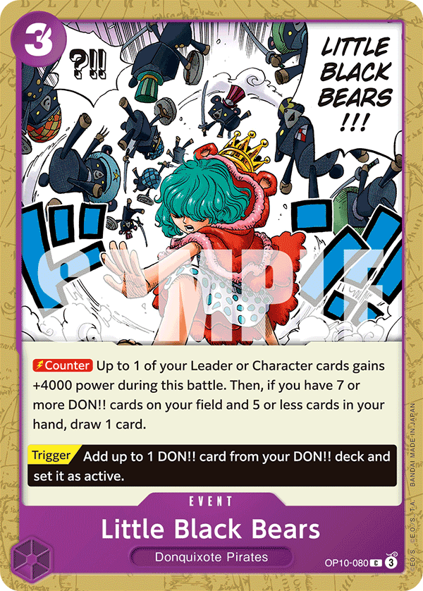 OP10-080 | C | EVENT Little Black Bears