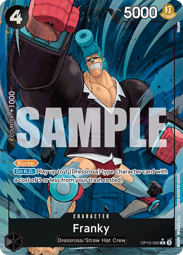 OP10-090 | R | CHARACTER Franky Parallel