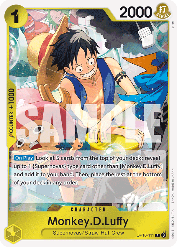 OP10-111 | R | CHARACTER Monkey.D.Luffy
