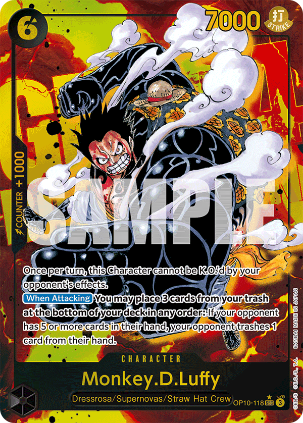 OP10-118 | SEC | CHARACTER Monkey.D.Luffy Parallel
