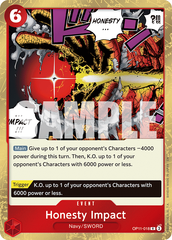 OP11-018 | R | EVENT Honesty Impact