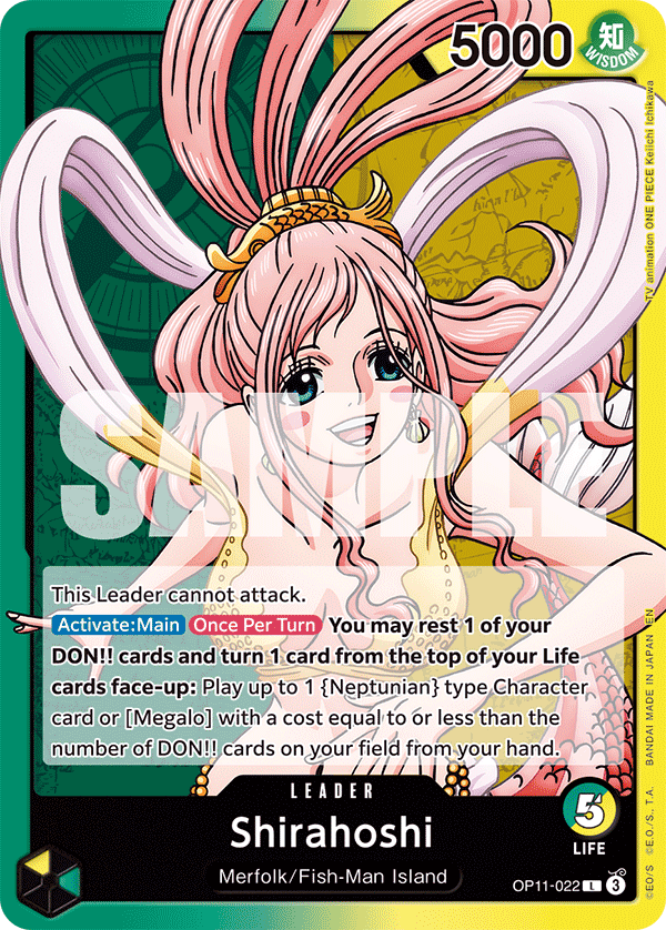 OP11-022 | L | LEADER Shirahoshi