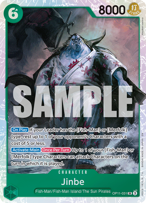 OP11-031 | SR | CHARACTER Jinbe
