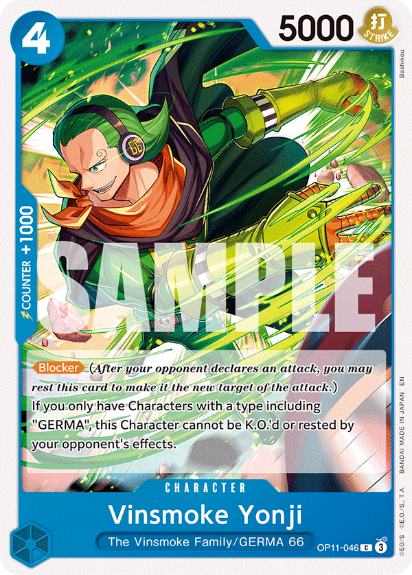 OP11-046 | C | CHARACTER Vinsmoke Yonji