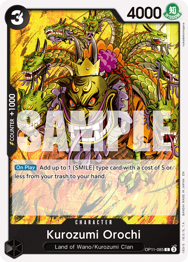 OP11-085 | C | CHARACTER Kurozumi Orochi