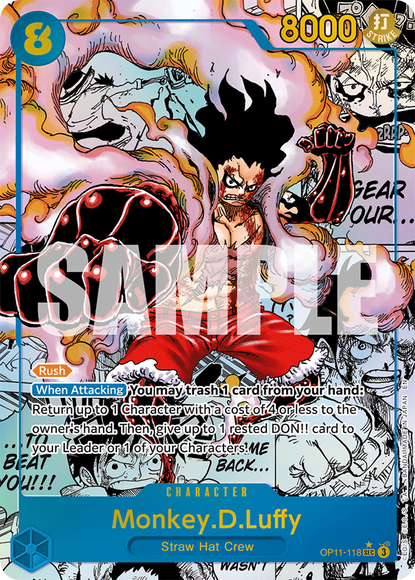 OP11-118 | SEC | CHARACTER Monkey.D.Luffy Manga