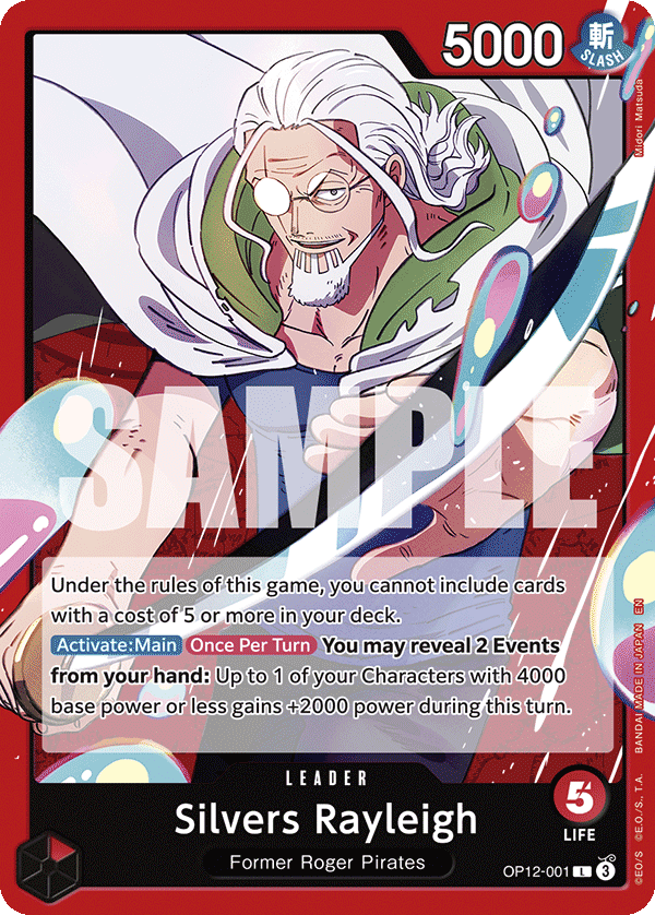 OP12-001 | L | LEADER Silvers Rayleigh