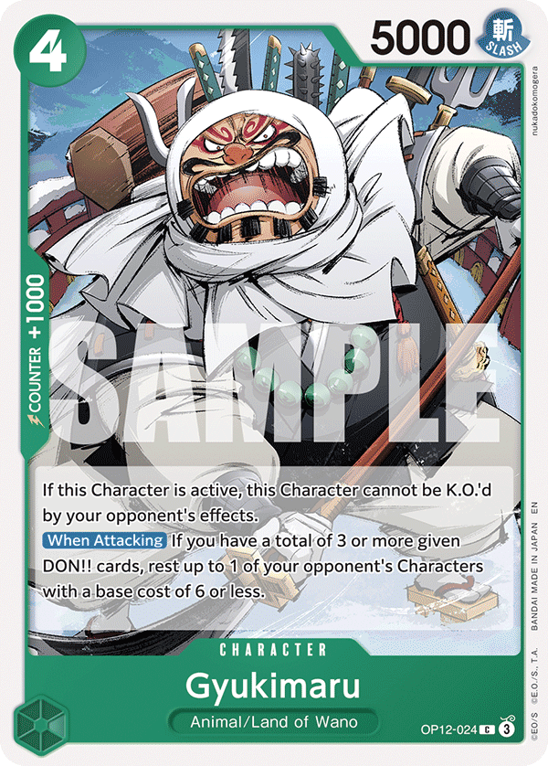 OP12-024 | C | CHARACTER Gyukimaru