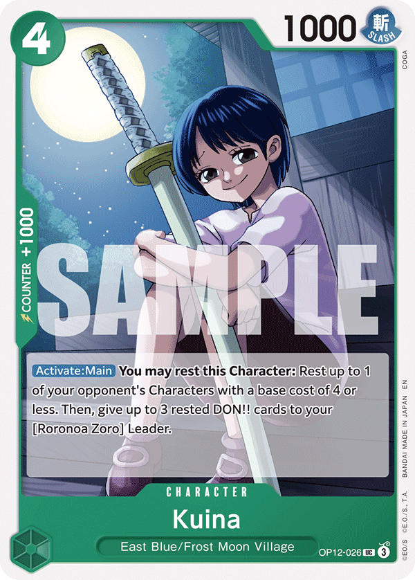 OP12-026 | UC | CHARACTER Kuina