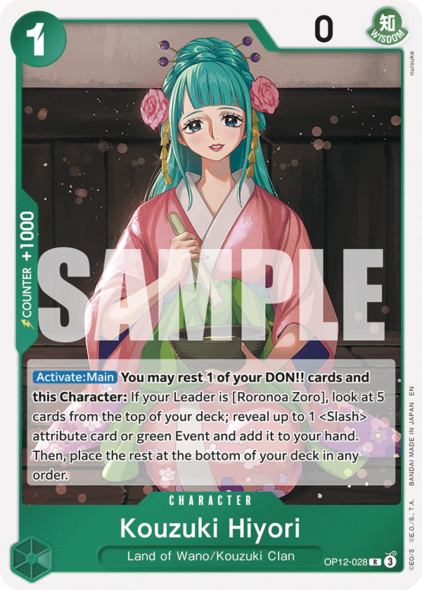 OP12-028 | R | CHARACTER Kouzuki Hiyori