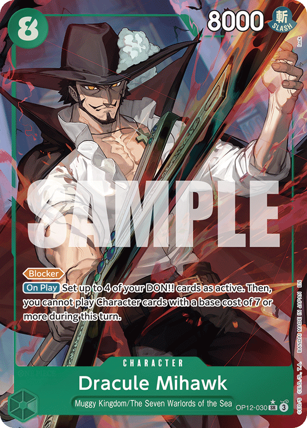 OP12-030 | SR | CHARACTER Dracule Mihawk Parallel