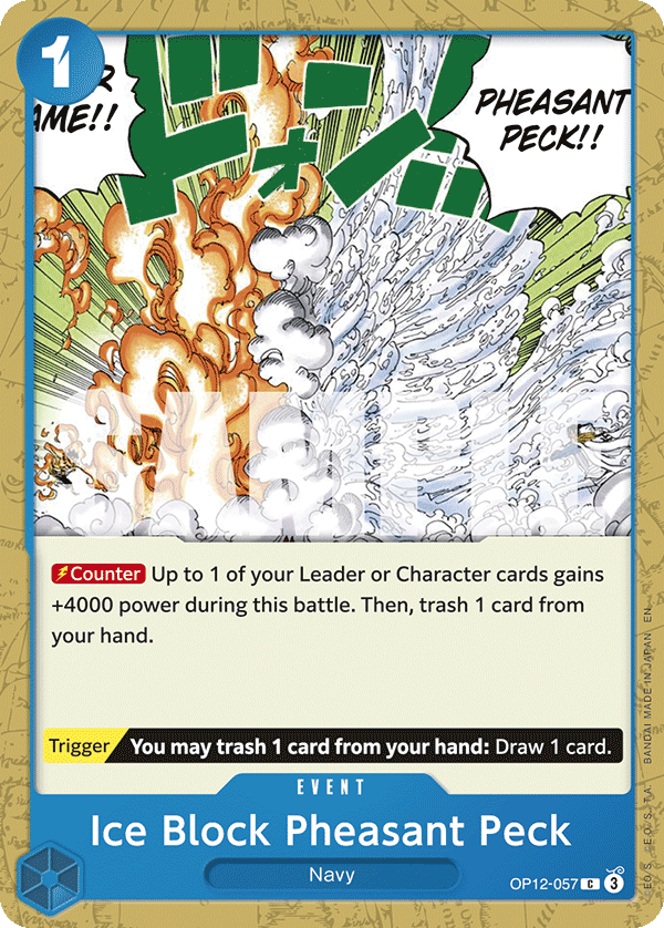 OP12-057 | C | EVENT Ice Block Pheasant Peck