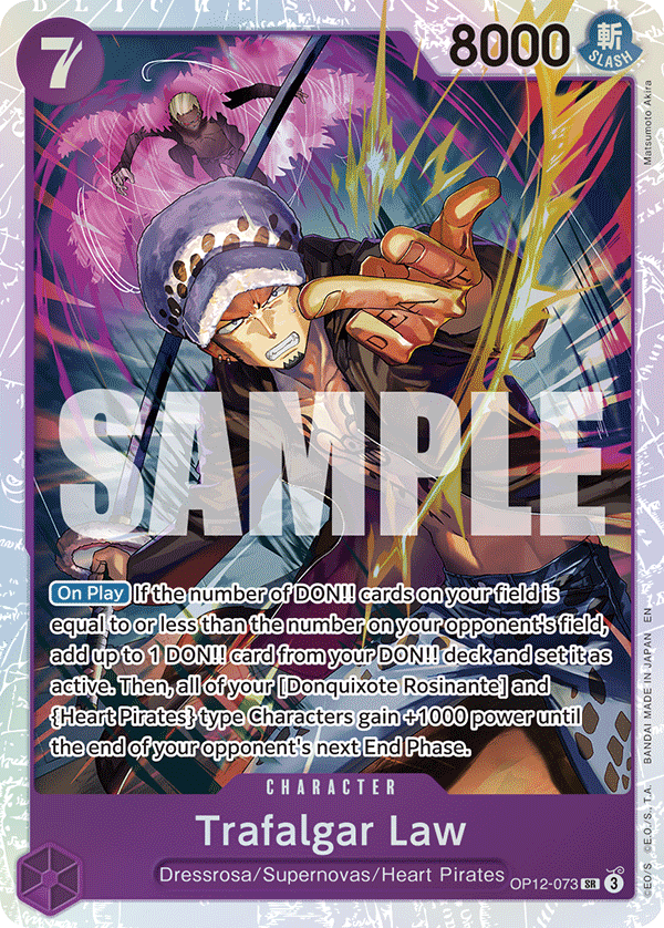 OP12-073 | SR | CHARACTER Trafalgar Law