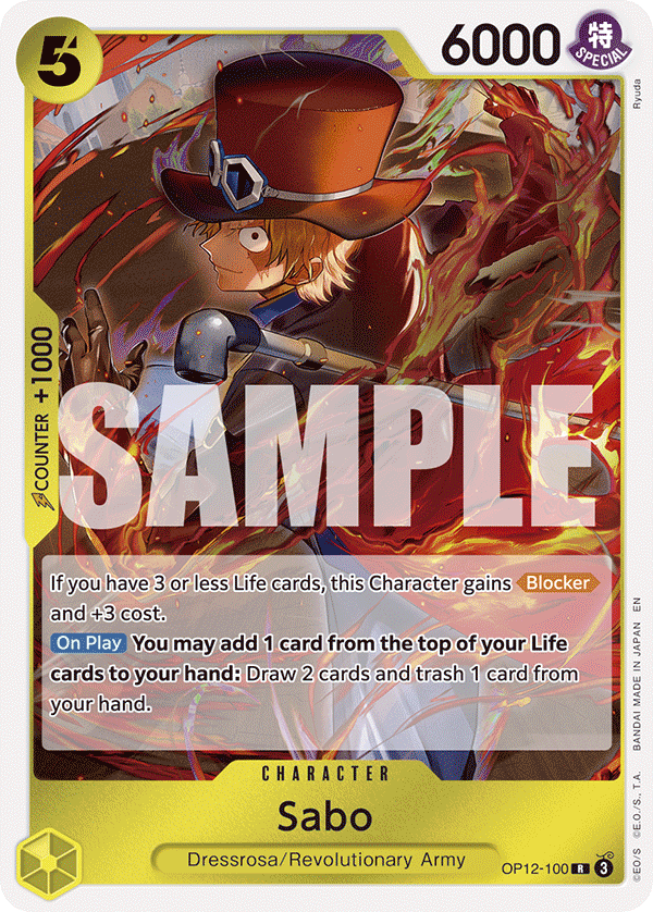 OP12-100 | R | CHARACTER Sabo