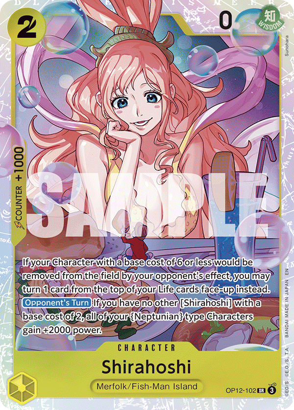 OP12-102 | SR | CHARACTER Shirahoshi