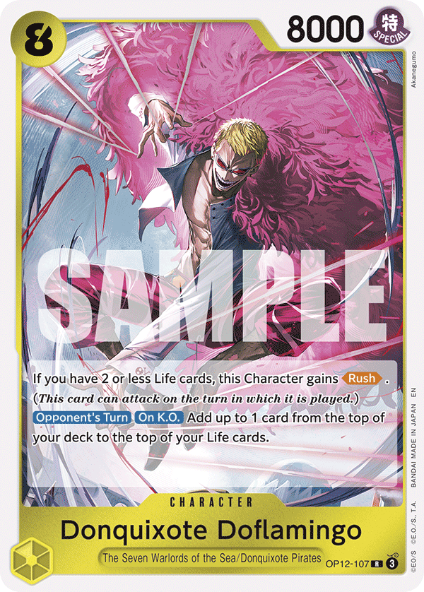 OP12-107 | R | CHARACTER Donquixote Doflamingo