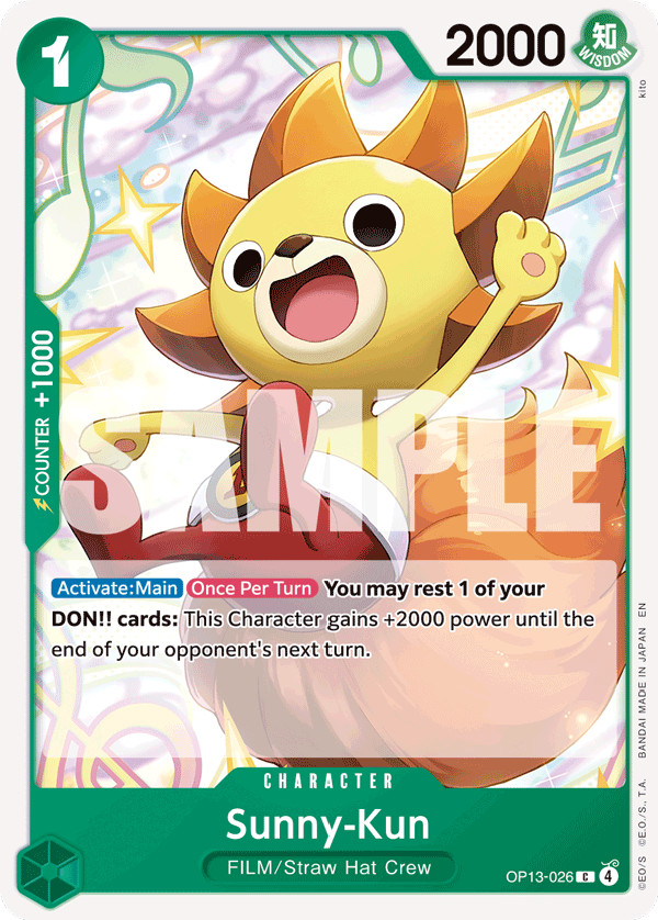 OP13-026 | C | CHARACTER Sunny-Kun