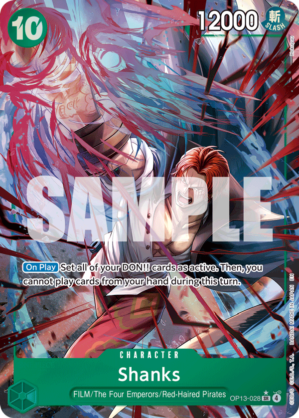 OP13-028 | SR | CHARACTER Shanks Parallel