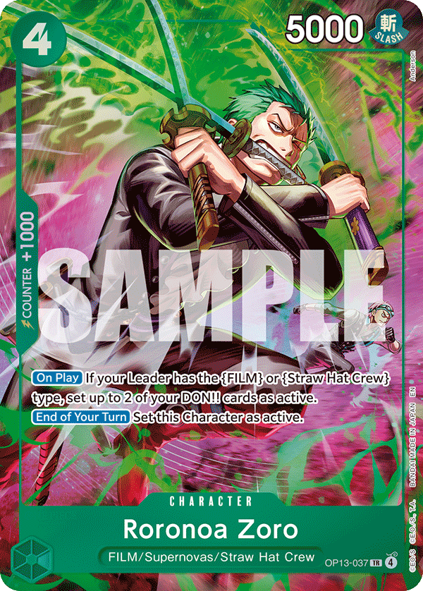 OP13-037 | TR | CHARACTER Roronoa Zoro