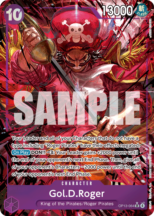 OP13-064 | SR | CHARACTER Gol.D.Roger Parallel