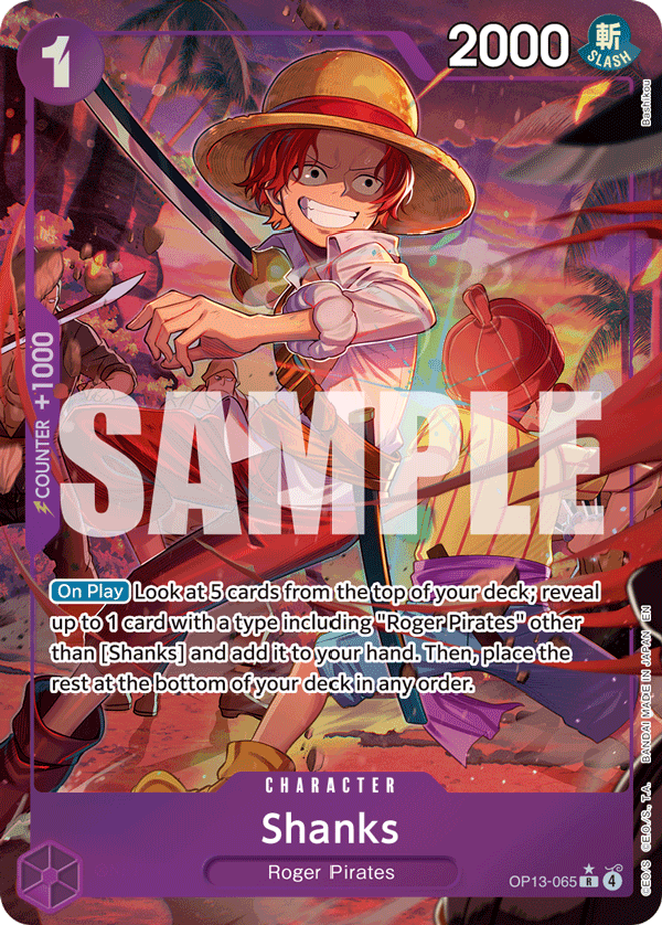 OP13-065 | R | CHARACTER Shanks Parallel