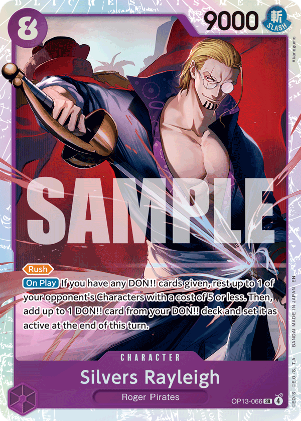 OP13-066 | SR | CHARACTER Silvers Rayleigh
