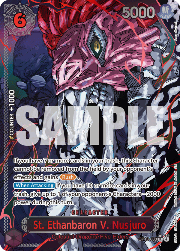 OP13-080 | R | CHARACTER St. Ethanbaron V. Nusjuro RED Parallel