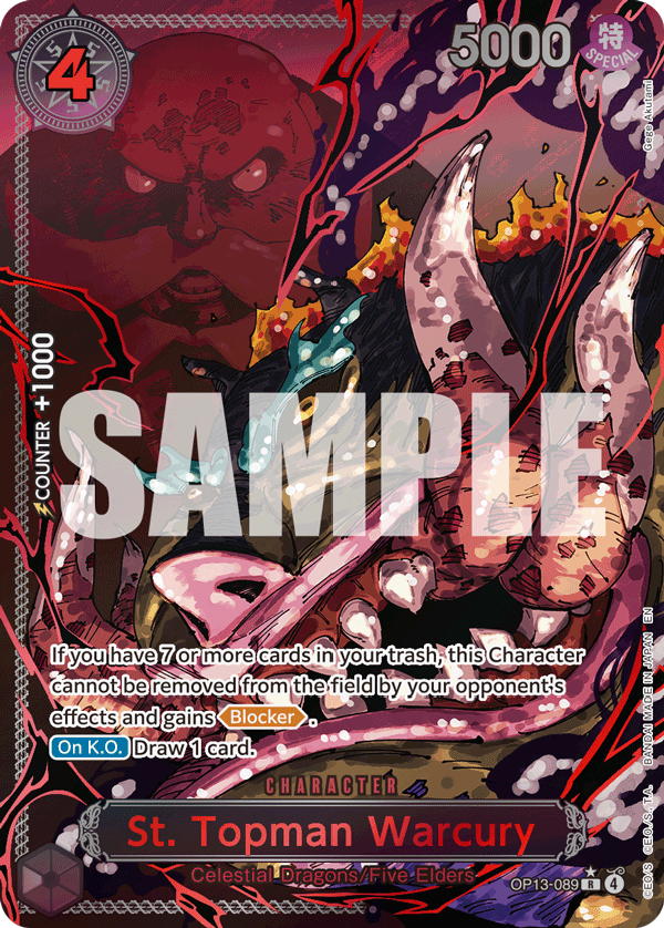 OP13-089 | R | CHARACTER St. Topman Warcury RED Parallel