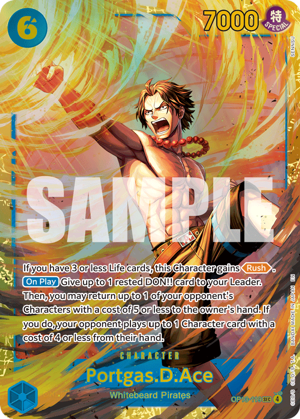 OP13-119 | SEC | CHARACTER Portgas.D.Ace