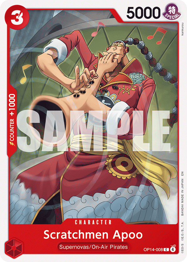 OP14-008 | C | CHARACTER Scratchmen Apoo