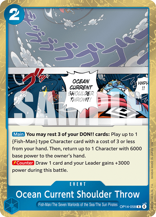 OP14-058 | R | EVENT Ocean Current Shoulder Throw