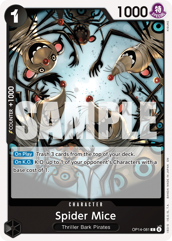 OP14-081 | C | CHARACTER Spider Mice