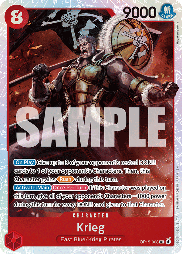 OP15-008 | SR | CHARACTER Krieg