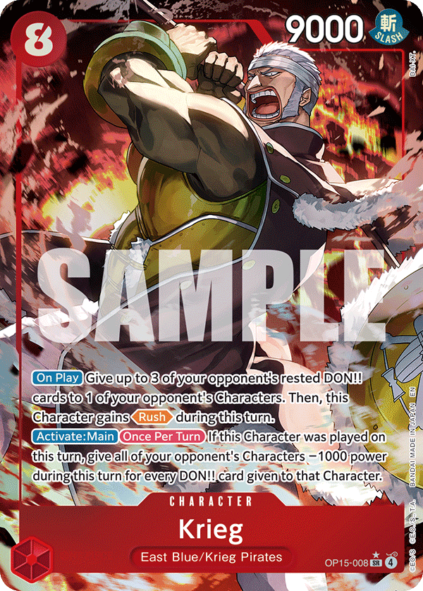 OP15-008 | SR | CHARACTER Krieg Parallel