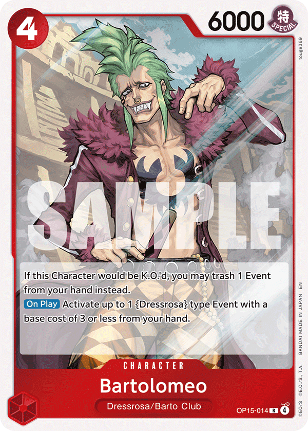 OP15-014 | R | CHARACTER Bartolomeo