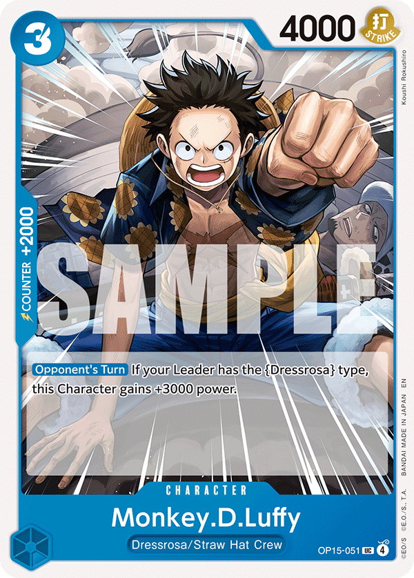 OP15-051 | UC | CHARACTER Monkey.D.Luffy