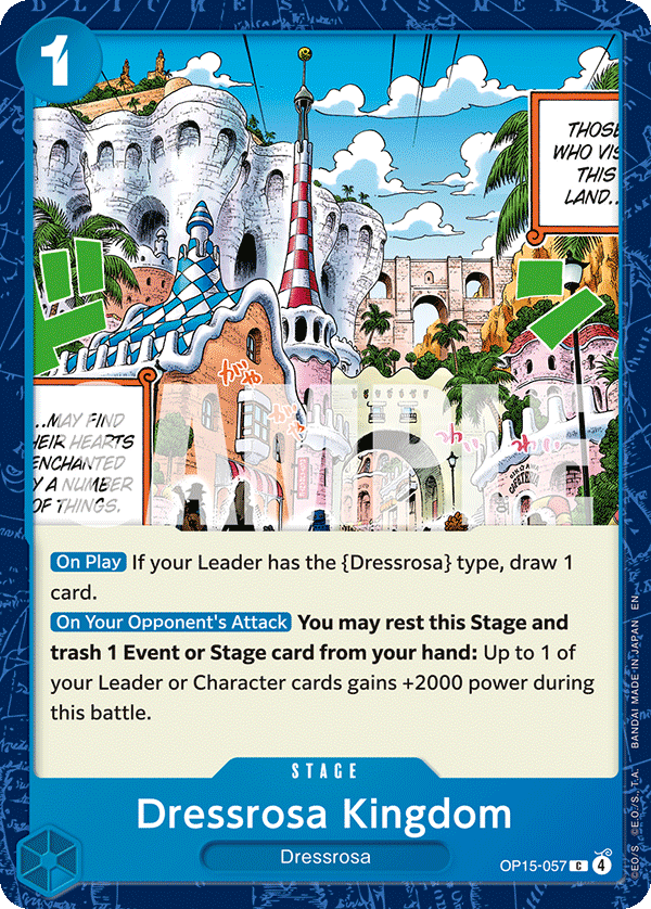 OP15-057 | C | STAGE Dressrosa Kingdom