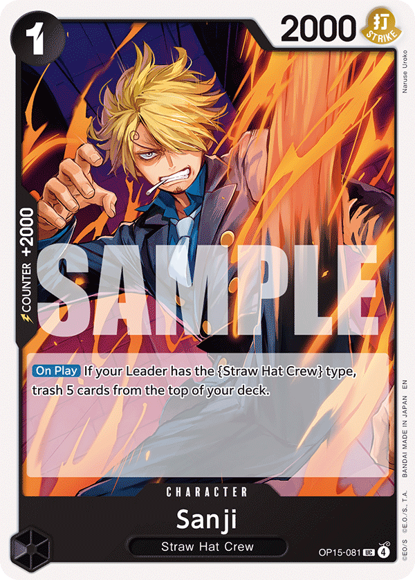 OP15-081 | UC | CHARACTER Sanji