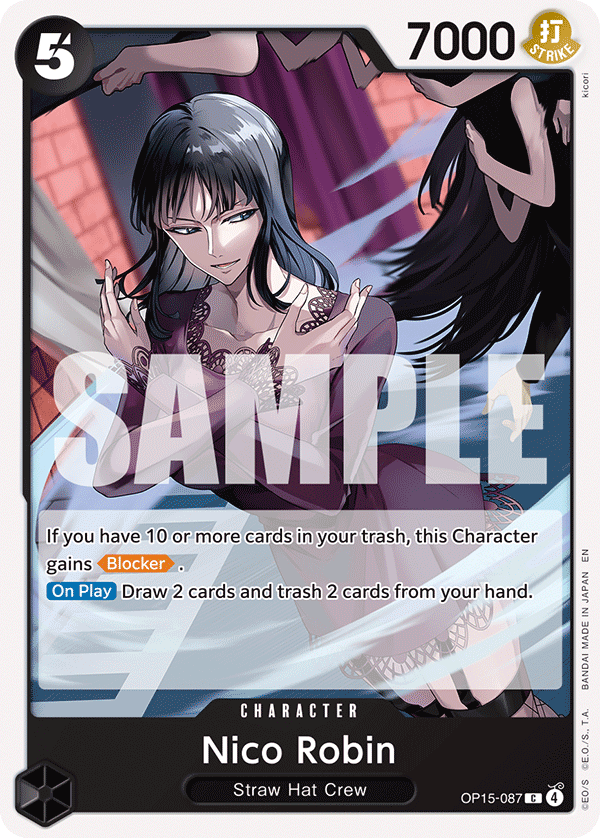 OP15-087 | C | CHARACTER Nico Robin