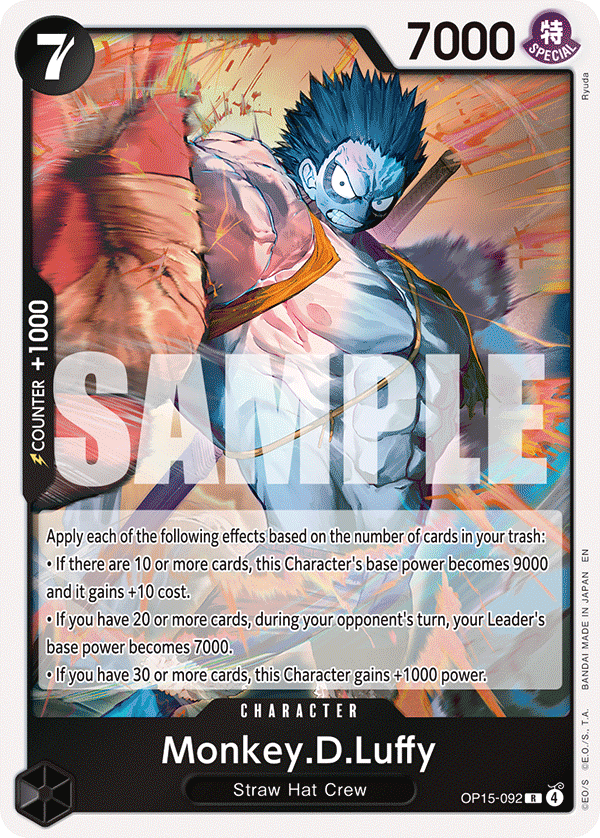 OP15-092 | R | CHARACTER Monkey.D.Luffy