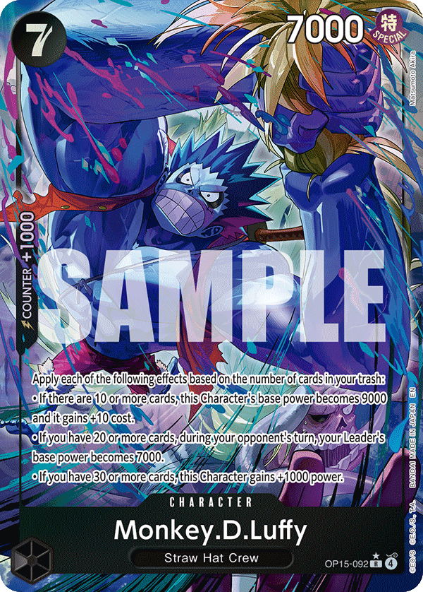 OP15-092 | R | CHARACTER Monkey.D.Luffy Parallel