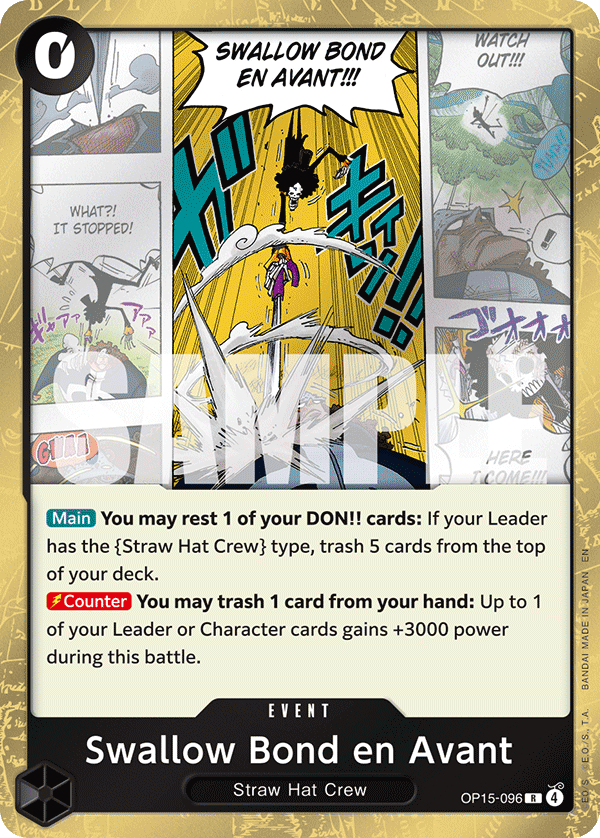 OP15-096 | R | EVENT Swallow Bond en Avant