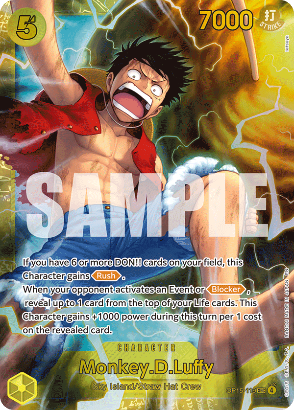 OP15-119 | SEC | CHARACTER Monkey.D.Luffy