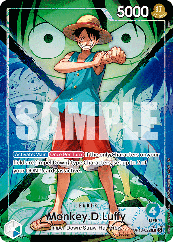 OP16-022 | L | LEADER Monkey.D.Luffy Parallel