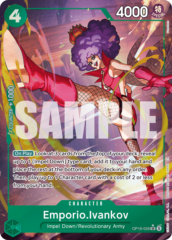 OP16-026 | SR | CHARACTER Emporio.Ivankov Parallel